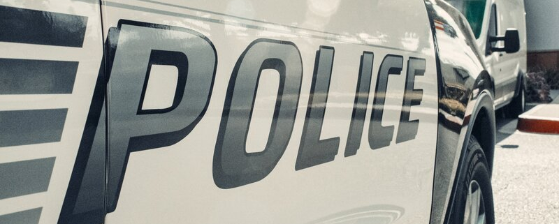 Exterior of a police car in Illinois.